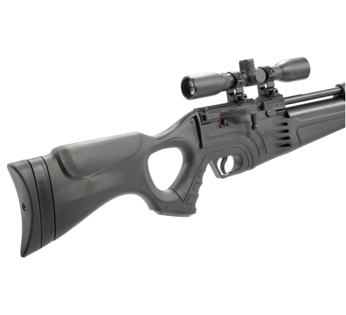 Пневматическая винтовка Hatsan FLASH 101 SET (насос,прицел 4x32,пульки,сошки,чехол) 5,5мм по низким ценам в магазине Пневмач