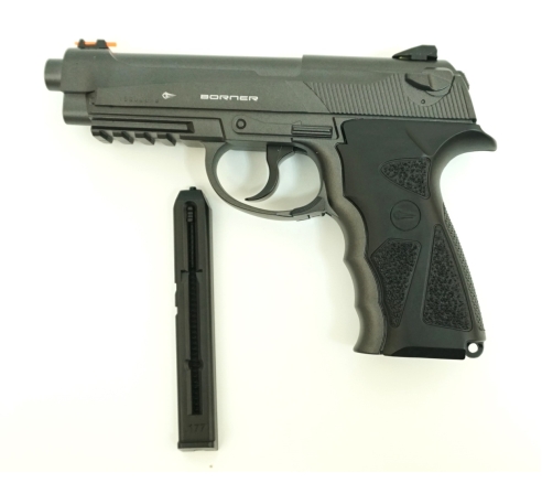 Пневматический пистолет Borner Sport 306 (m) (аналог беретта 90) по низким ценам в магазине Пневмач