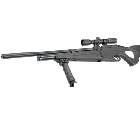 Пневматическая винтовка Hatsan FLASH 101 QE SET (насос, прицел 4x32, пульки, сошки, чехол) 6,35мм по низким ценам в магазине Пневмач