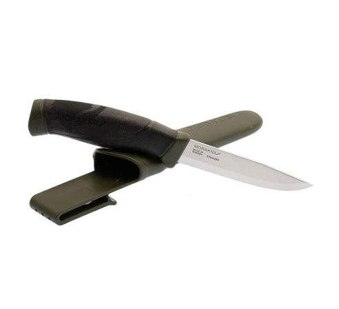 Нож Morakniv Companion MG (s), нержавеющая сталь, цвет хаки, 11827 по низким ценам в магазине Пневмач