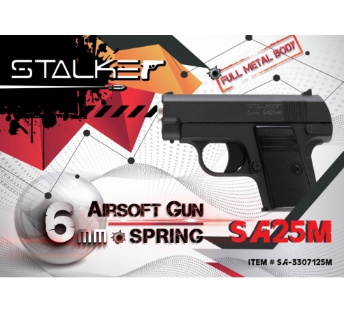 Пневматический пистолет спринговый Stalker SA25M по низким ценам в магазине Пневмач