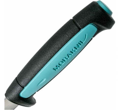 Нож Morakniv Flex, нержавеющая сталь, резиновая ручка со светло-синей вставкой по низким ценам в магазине Пневмач