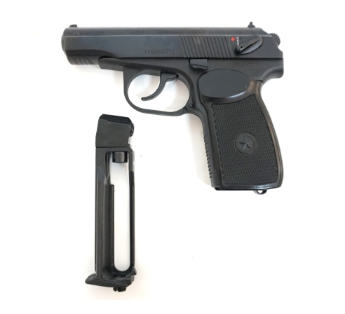 Пневматический пистолет МР-654К с обновленной рукояткой (черная) по низким ценам в магазине Пневмач