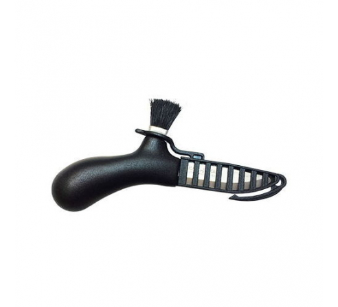 Нож Morakniv Karl-Johan для грибов, нержавеющая сталь, цвет черный, щетка из конского волоса по низким ценам в магазине Пневмач