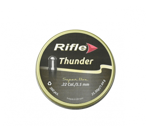 Пули пневматические RIFLE Premium Series Thunder 5,5мм, 1,64г (200шт.) по низким ценам в магазине Пневмач