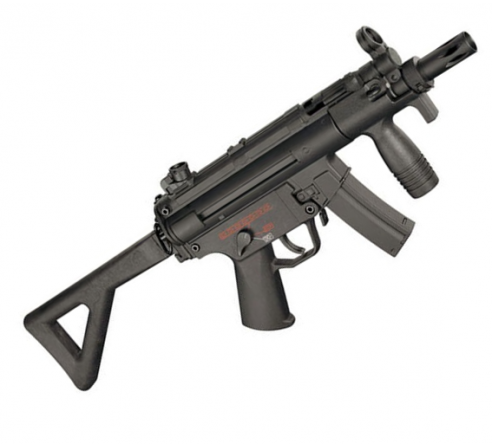 Страйкбольный автомат  CYMA MP-5K, AEG, металл, пластик, складной приклад, ЗУ, АКБ - CM041PDW по низким ценам в магазине Пневмач