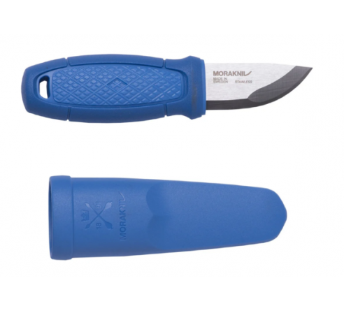 Нож Morakniv Eldris, нержавеющая сталь, цвет синий, с ножнами по низким ценам в магазине Пневмач