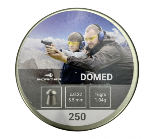 Пули пневматические Borner "Domed" 5,5 1,04г (250шт.) по низким ценам в магазине Пневмач
