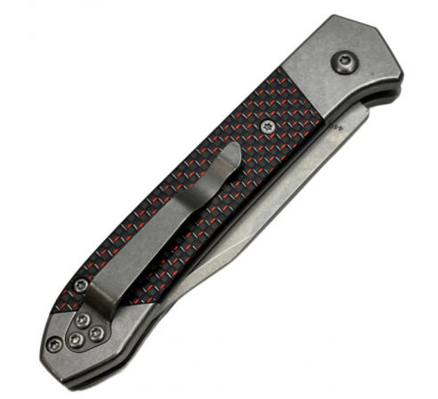 Нож автоматический Boker Rubico сталь и карбон, клинок 440А BK01SC054 по низким ценам в магазине Пневмач