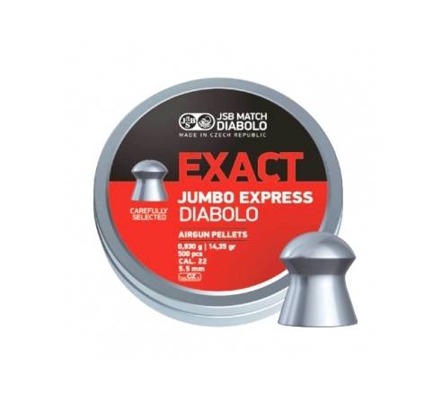 Пули пневматические JSB Exact Jumbo Express 5,52 мм 0,930г (500 шт.) по низким ценам в магазине Пневмач