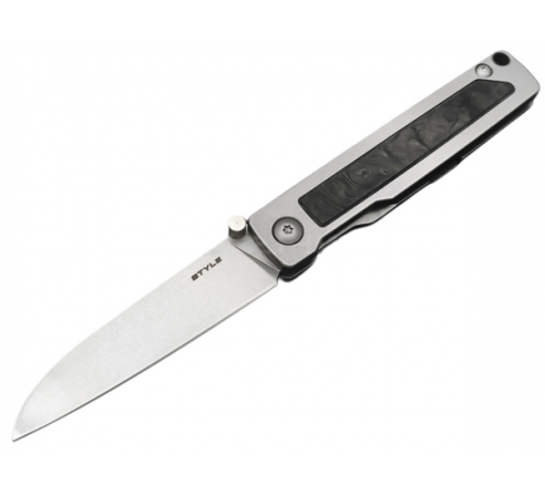 Нож Mr.Blade Style, сталь N690 SW, Ti Grey по низким ценам в магазине Пневмач