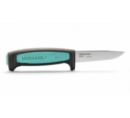Нож Morakniv Flex, нержавеющая сталь, резиновая ручка со светло-синей вставкой по низким ценам в магазине Пневмач