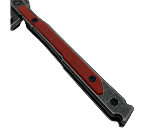 Бабочка (балисонг) Mr.Blade "MADCAP" red , black s/w по низким ценам в магазине Пневмач