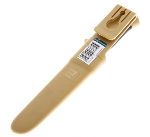 Нож Morakniv Companion Desert,  нержавеющая сталь, прорезиненная рукоять, песочный по низким ценам в магазине Пневмач