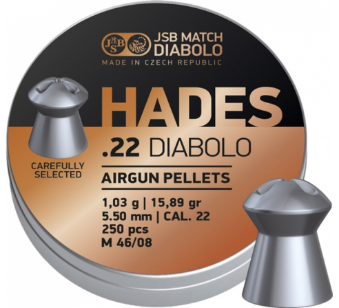 Пули пневматические JSB Diabolo HADES 5,5мм, 1,030г (500шт.) по низким ценам в магазине Пневмач