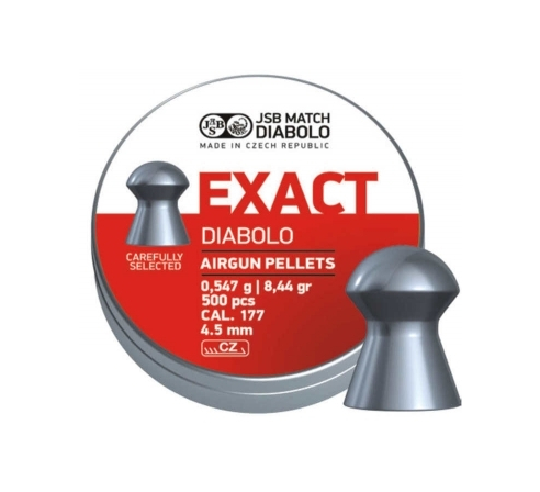 Пули пневматические JSB EXACT Diabolo 4,5мм, 0,547г (500шт.)  по низким ценам в магазине Пневмач