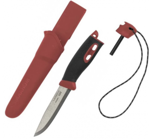 Нож Morakniv Spark Red, нержавеющая сталь, цвет красный			 по низким ценам в магазине Пневмач