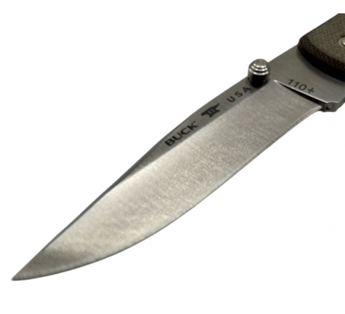 Нож BUCK 0110BRS4 110 Folding Hunter Slim Pro, сталь S30V, рукоять коричневая микарта по низким ценам в магазине Пневмач