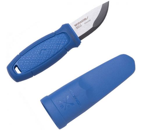 Нож Morakniv Eldris, нержавеющая сталь, цвет синий, с ножнами по низким ценам в магазине Пневмач