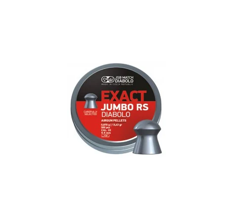 Пули пневматические JSB EXACT Jumbo RS 5,5мм, 0,87г (500шт.) по низким ценам в магазине Пневмач