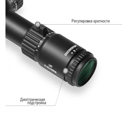 Оптический прицел DISCOVERY LHT 3-12X42SFIR FFP по низким ценам в магазине Пневмач