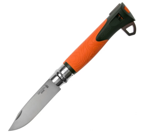 Нож Opinel №12 Explore, нержавеющая сталь, оранжевый по низким ценам в магазине Пневмач