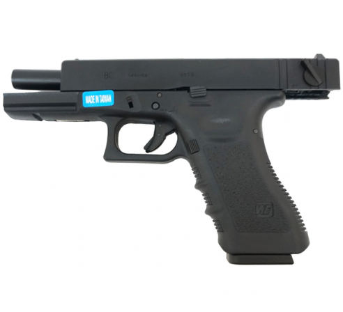 Пистолет страйкбольный WE GLOCK-18 gen3, авт, металл слайд WE-G002A-BK по низким ценам в магазине Пневмач