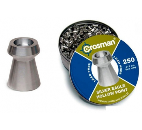 Пули пневматические Crosman Silver Eagle WC 4,5мм, 4,8гран (250шт.) по низким ценам в магазине Пневмач