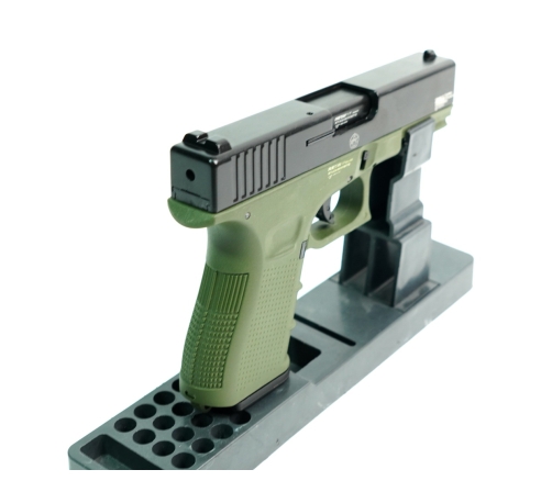 Пистолет охолощенный СХП  RETAY 17 (Glock) 9mm P.A.K, зеленый по низким ценам в магазине Пневмач