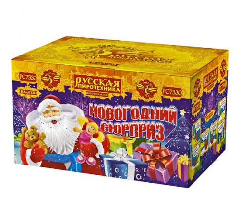 Фейерверк Новогодний сюрприз Модуль (1"х48) (1шт) по низким ценам в магазине Пневмач