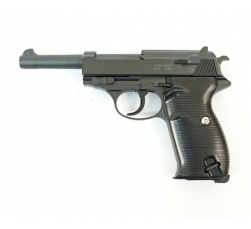 Пневматический пистолет спринговый Stalker SA38 (аналог Walther P38) по низким ценам в магазине Пневмач