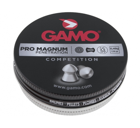 Пули пневматические GAMO Pro-Magnum 4,5мм, 0,49г (500шт.) по низким ценам в магазине Пневмач