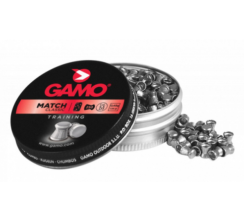 Пули пневматические GAMO Match 4,5мм, 0,49г (250шт.) по низким ценам в магазине Пневмач