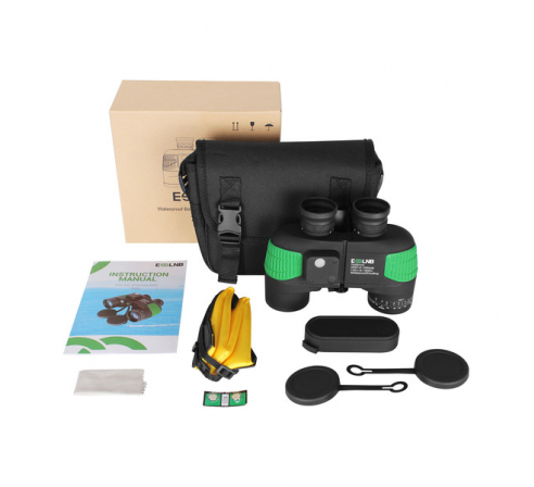 Бинокль RealArm армейский в чехле 7X50 HD W18 водонепроницаемый, с компасом по низким ценам в магазине Пневмач