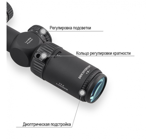 Оптический прицел DISCOVERY VT-Z 3-12X42SFIR FW25 по низким ценам в магазине Пневмач