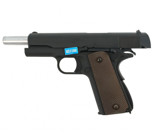Пистолет страйкбольный WE COLT M1911А1, металл, Gen 2 CO2 , WE-E017C-SV по низким ценам в магазине Пневмач