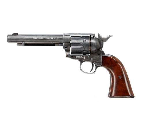 Пневматический револьвер Umarex Colt SAA 45 Pellet Antique (пулевой) по низким ценам в магазине Пневмач