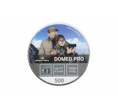 Пули пневматические Borner "Domed PRO" 4,5мм, 0,51г (500шт.) по низким ценам в магазине Пневмач