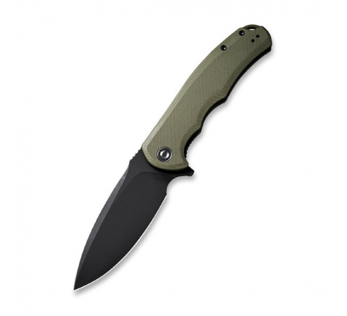 Нож CIVIVI Praxis сталь 9Cr18MoV, рукоять с каменной отделкой G10 зелёная по низким ценам в магазине Пневмач