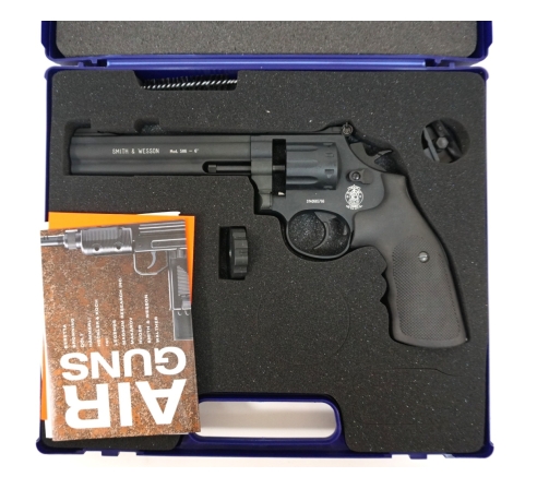 Пневматический револьвер Umarex Smith & Wesson 586 6" по низким ценам в магазине Пневмач