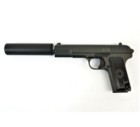 Пневматический пистолет спринговый Stalker SATTS Spring (аналог ТТ) + имитация глушителя по низким ценам в магазине Пневмач