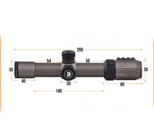 Оптический прицел DISCOVERY WG 1.2-6X24IR FW30 по низким ценам в магазине Пневмач