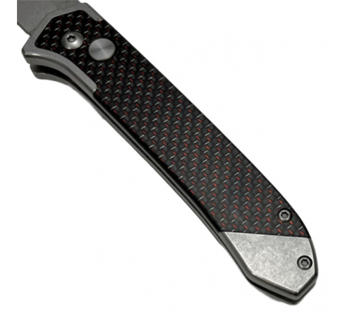Нож автоматический Boker Rubico сталь и карбон, клинок 440А BK01SC054 по низким ценам в магазине Пневмач