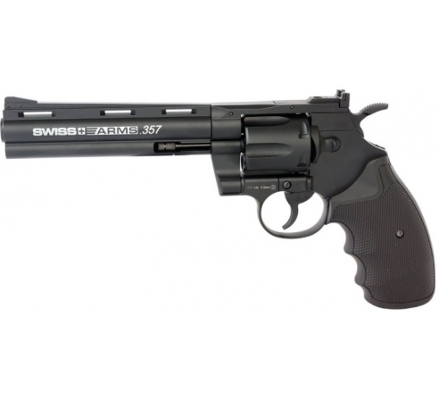 Пневматический револьвер Swiss Arms 357-6'' (аналог кольта питона) по низким ценам в магазине Пневмач