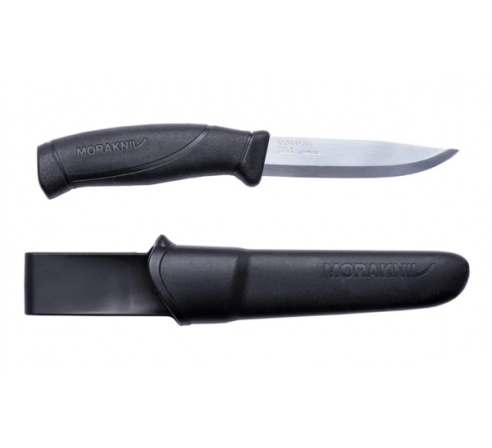 Нож Morakniv Companion Black, нержавеющая сталь, цвет черный по низким ценам в магазине Пневмач