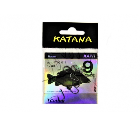 Крючки "Katana" №1-10 по низким ценам в магазине Пневмач