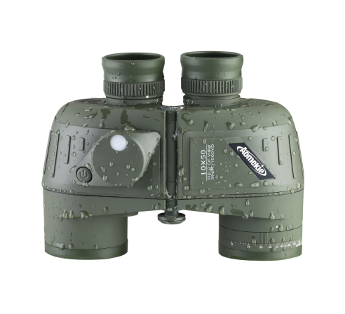Бинокль RUSARM армейский в чехле 10X50 HD W18 по низким ценам в магазине Пневмач