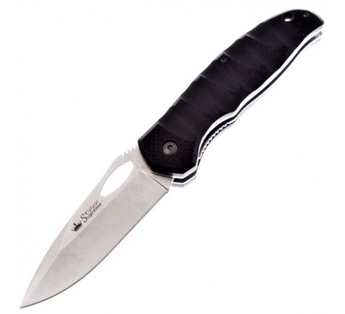 Нож Kizlyar Hero 440C S (Сатин, G10) складной 	 по низким ценам в магазине Пневмач