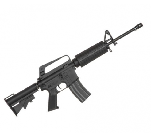 Страйкбольный автомат CYMA XM177, металл, черн.пластик, ЗУ, АКБ - CM009D по низким ценам в магазине Пневмач