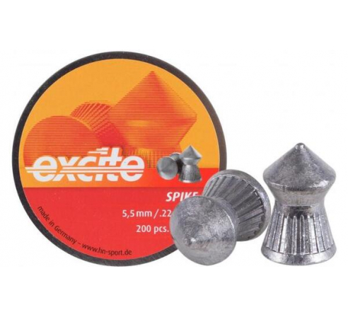 Пули пневматические H&N Excite Spike 5,5мм, 0,56г (200шт.) по низким ценам в магазине Пневмач